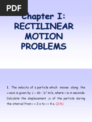 Nanopdf.com Rectilinear Motion Problems