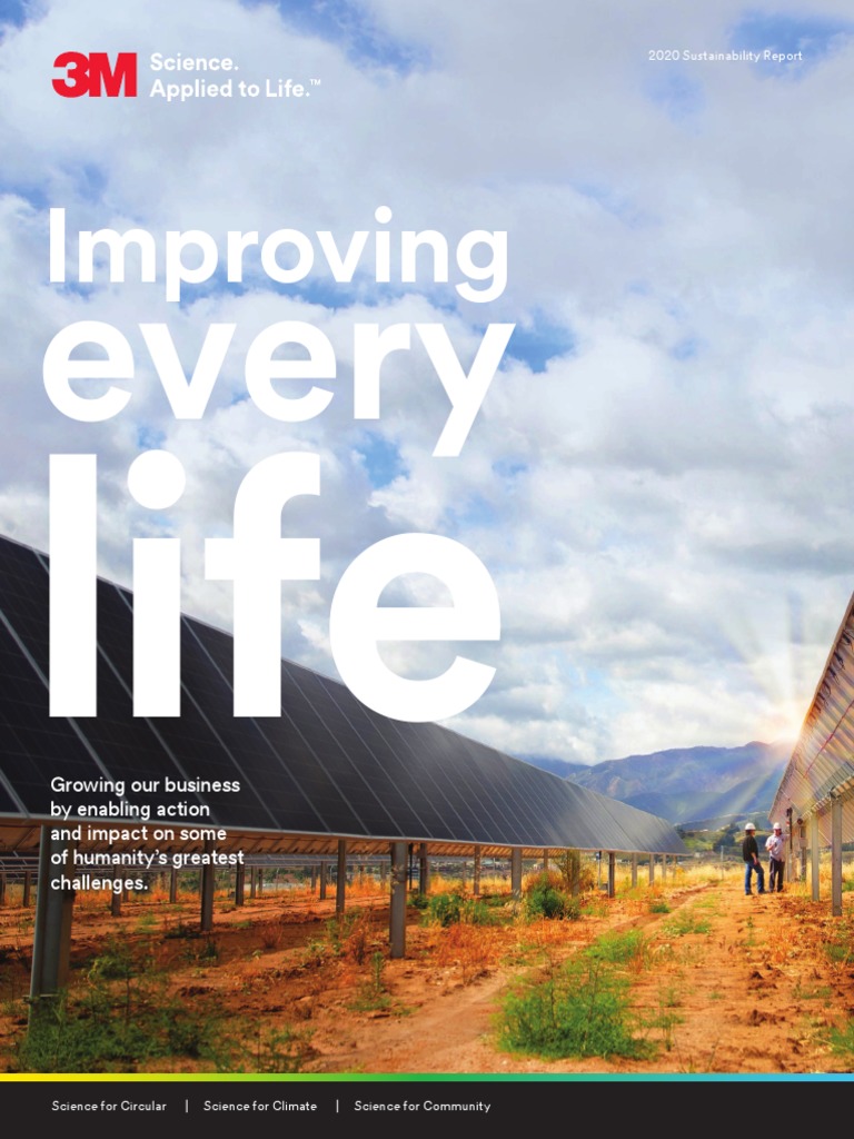 2020 Sustainability Report 3M | PDF | Sustainability | Renewable Energy