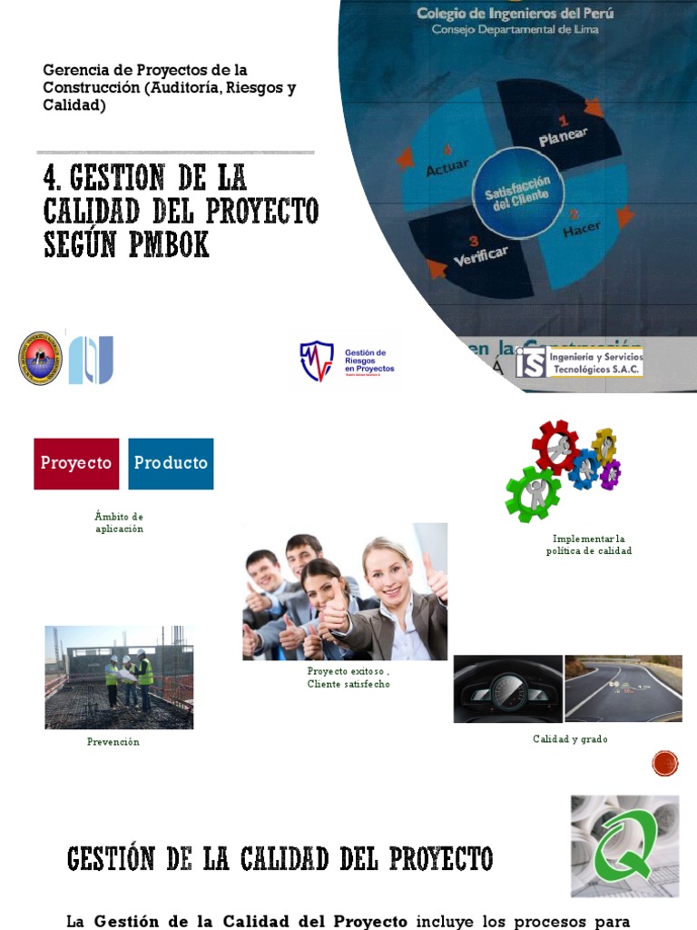 Gestión de Calidad en Proyectos de Construcción | PDF | Gestión de la ...