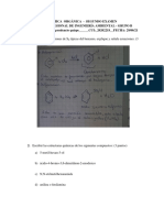 QUÍMICA ORGÁNICA - EXAMEN