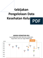 Kebijakan Pengelolaan Data Kesehatan Keluarga Untuk Lampung