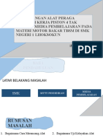 Perancangan Alat Peraga Langkah Kerja Piston 4 Tak