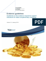 TGA Evidence Guidelines