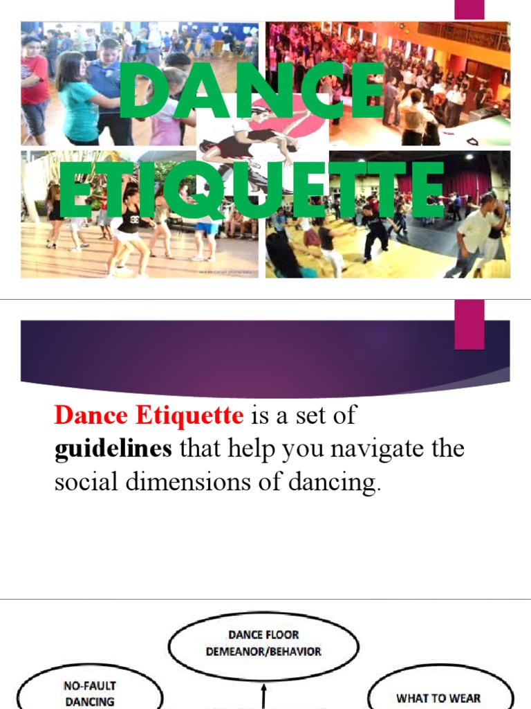 Dance Etiquette PDF