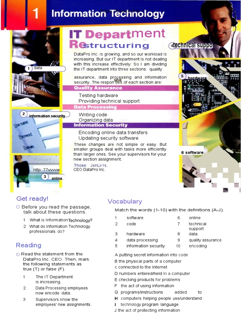 IT Department Restructuring Plan | PDF | Information Security | Software