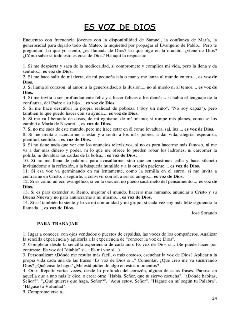 Es Voz de Dios 462 | PDF | Oración | María, madre de Jesús