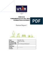 Practical Report 1: FHSC1214 Fundamentals of Cell Biology Foundation in Science