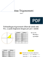 Identitas Trigonometri Kelas X