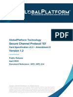 Secure Channel Protocol '03': Globalplatform Technology