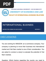 IB - Session 3 - Country, Industry Attractiveness