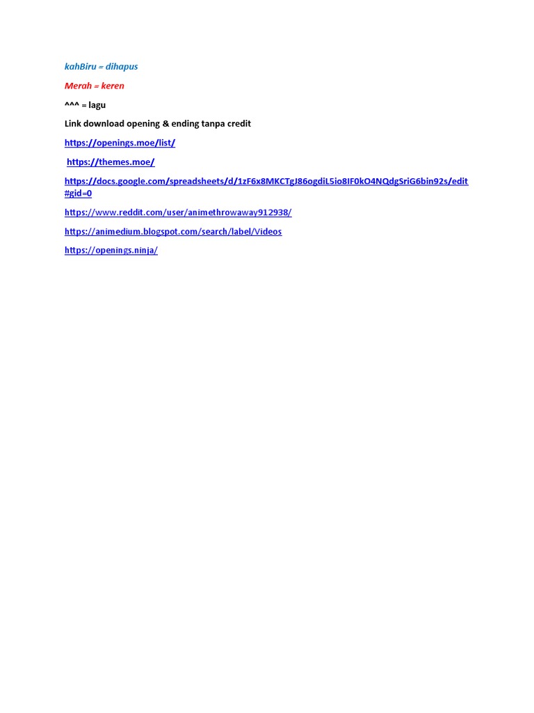 Animeku And Urung Didownload | PDF | Leisure