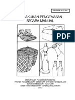 Melakukan Pengemasan Secara Manual