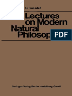 C. Truesdell (Auth.) - Six Lectures On Modern Natural Philosophy-Springer-Verlag Berlin Heidelberg (1966)