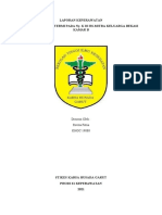 Format Laporan Kasus Keperawatan Dasar