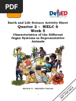 LAS - SHS - Earth & Life Science - MELC - 6 - Q2 - Week-5