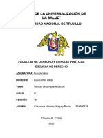 Teorías de La Representación