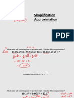 Simplification Approximation