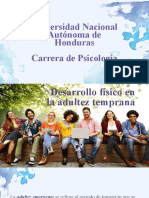 Desarrollo Físico, Cognoscitivo y Psicosocial en La Adultez Temprana