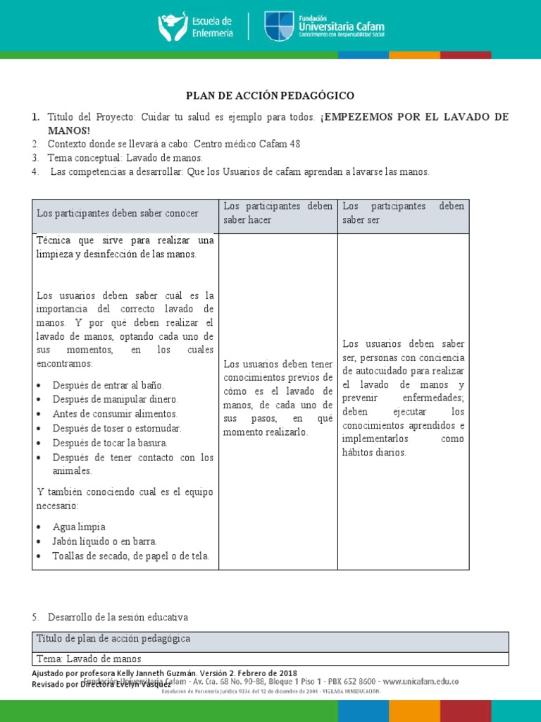 Importancia del Lavado de Manos en Salud | PDF | Lavado de manos | Higiene