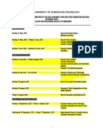 Academic Calendar For 2021 - 2nd Semester 2021-2022 - Final