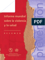 OMS Informe Violencia 2002