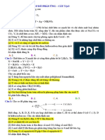 8 + Sơ Đồ Phản Ứng Cấu Tạo