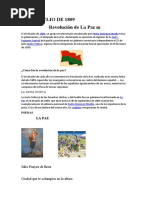 Revolución de Santa Cruz 1810 | PDF | América del Sur