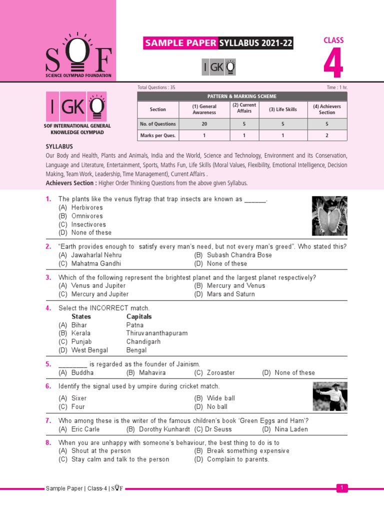 Igko Class 4 Pdf Planets Nature