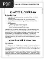 Chapter 1: Cyber Law: Social and Professional Issues-Sp1