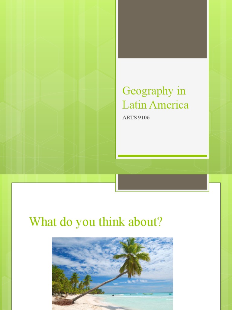 Climate and Geography of Latin America | PDF | Cooking, Food & Wine ...