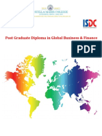Post Graduate Diploma in Global Business & Finance