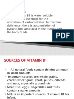 Beriberi: Vitamine B1 (Thiamine)