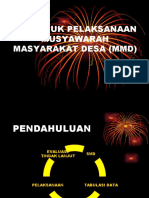 MUSYAWARAH MASYARAKAT DESA (MMD)