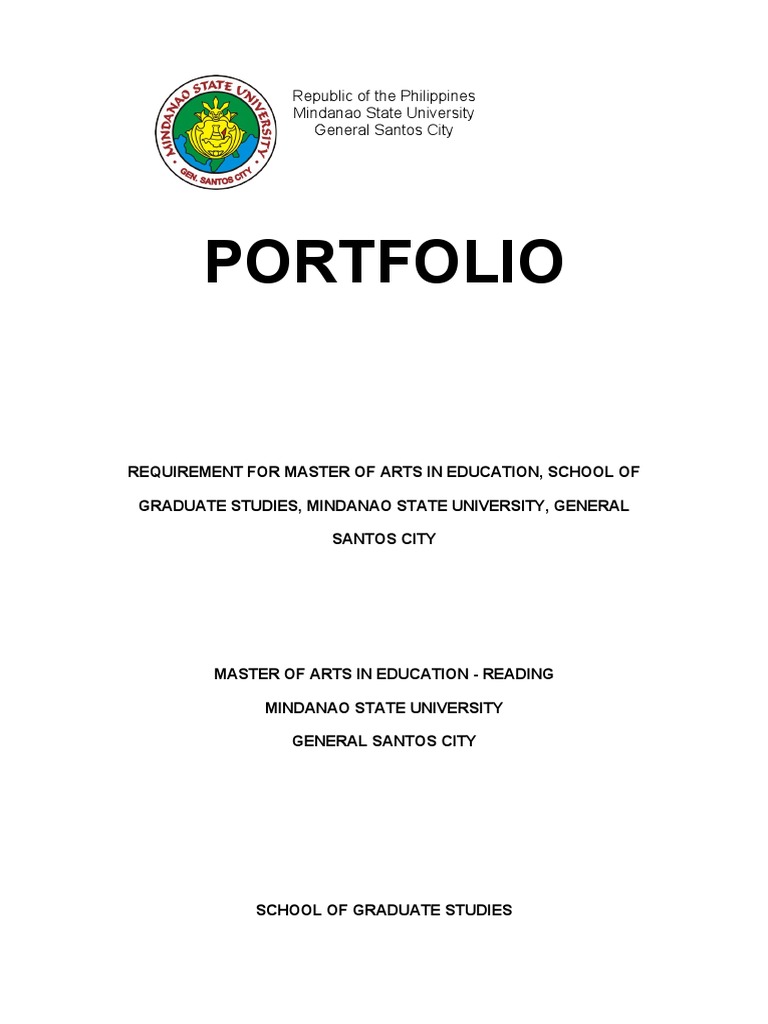 Master of Arts in Education Portfolio | PDF | Motivation | Motivational