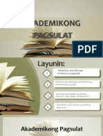 Lesson 1 Akademikongpagsulat