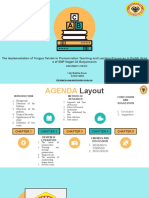 The Implementation of Tongue Twister in Pronunciation Teaching and Learning Processes in Eighth Grad e of SMP Negeri 24 Banjarmasin