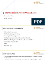 Unit-Ii Requirements Modelling: School of CSA Prof. Aditya.V