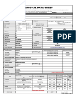 Personal Data Sheet: Mabalhin Edgar Bagasbas