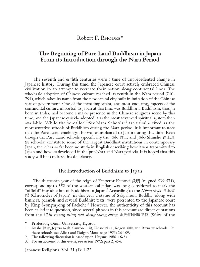 JR31 1 A Rhodes | PDF | Buddhahood | Eastern Philosophy