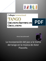 Piazzolla, su música y el Jazz (Omar Garcia Brunelli)