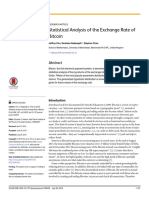 Statistical Analysis of The Exchange Rate of Bitcoin: Jeffrey Chu, Saralees Nadarajah, Stephen Chan