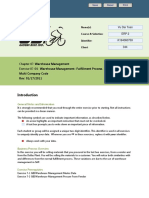 Chapter 07: Warehouse Management Exercise 07-04: Warehouse Management-Fulfillment Process