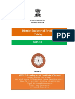 District District Industrial Profile Trichy: Msme-De Evelopment Institute, Che Ennai