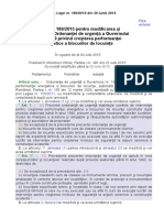 Legea 180 - 2015 Modifica OUG 18 - 2009 Performanta Energetica A Blocurilor de Locuinte