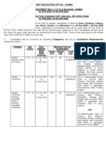 Jammu Rally Notification ALG Rajouri 20 Apr To 29 Apr 2020