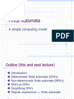 Finite Automata: A Simple Computing Model