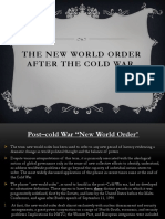 The New World Order After The Cold War