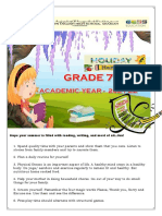 Gr7 Holiday Homework 2021-22