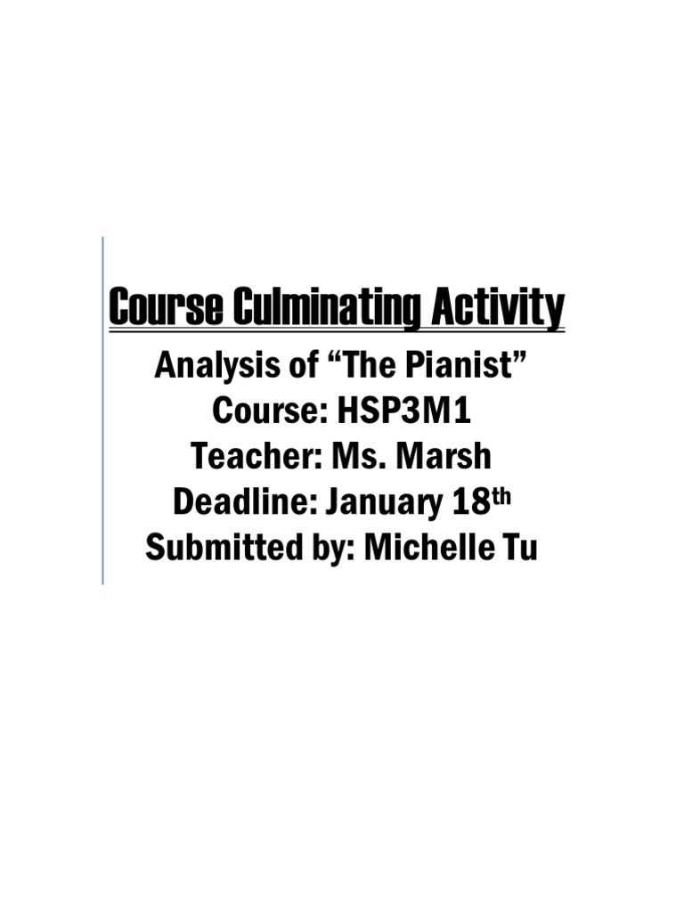 Course Culminating Activity | PDF | Anthropology | Sociology