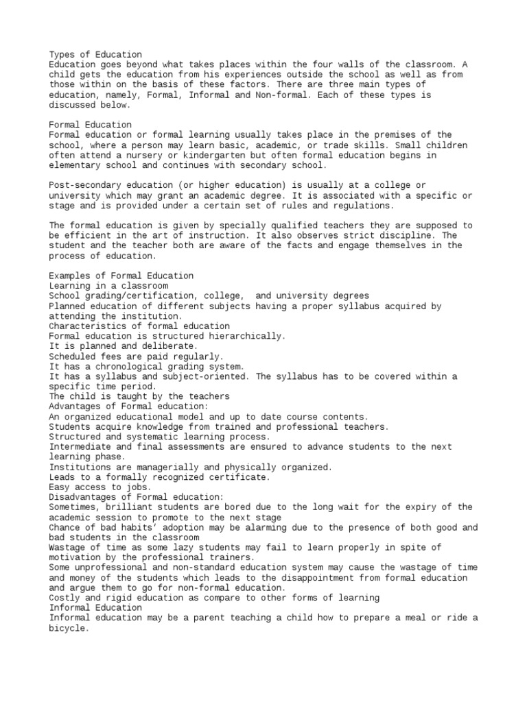 types-of-education-pdf-schools-adult-education
